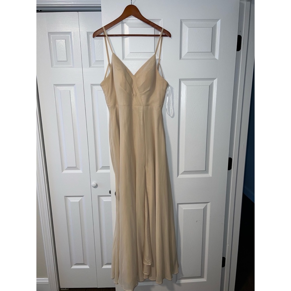 Azazie Beige Dress Womens Size A2